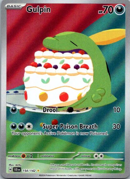 Gulpin 154/142 Stellar Crown (Ultra Rare) (NM-Exc Condition)