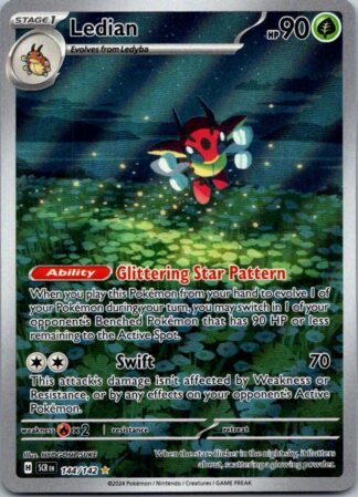 Ledian 144/142 Stellar Crown (Ultra Rare) (NM-Exc Condition)
