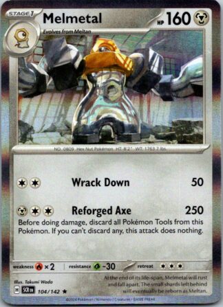Melmetal 104/142 Stellar Crown (Holo) (NM-Exc Condition)