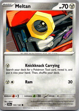 Meltan 103/142 Stellar Crown (Common) (NM-Exc Condition)