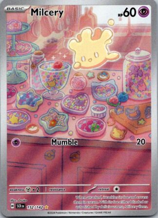 Milcery 152/142 Stellar Crown (Ultra Rare) (NM-Exc Condition)