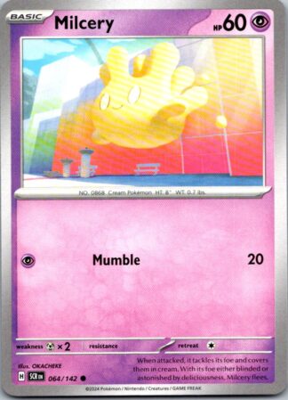 Milcery 64/142 Stellar Crown (Common) (NM-Exc Condition)
