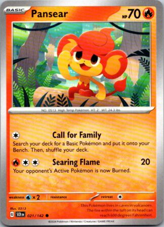 Pansear 21/142 Stellar Crown (Common) (NM-Exc Condition)