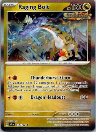 Raging Bolt 111/142 Stellar Crown (Holo) (NM-Exc Condition)