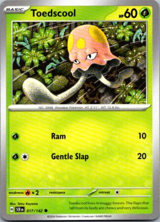 Toedscool 17/142 Stellar Crown (Common) (NM-Exc Condition)