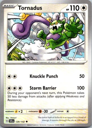 Tornadus 120/142 Stellar Crown (Uncommon) (NM-Exc Condition)