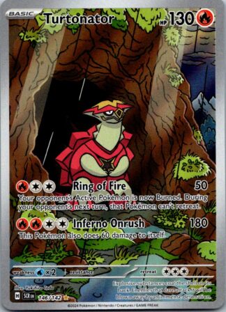 Turtonator 146/142 Stellar Crown (Ultra Rare) (NM-Exc Condition)
