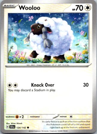 Wooloo 124/142 Stellar Crown (Common) (NM-Exc Condition)