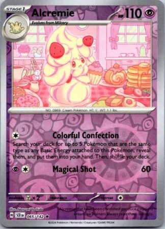 Alcremie 65/142 Stellar Crown (Reverse Holo) (NM-Exc Condition)