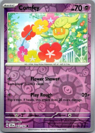 Comfey 63/142 Stellar Crown (Reverse Holo) (NM-Exc Condition)