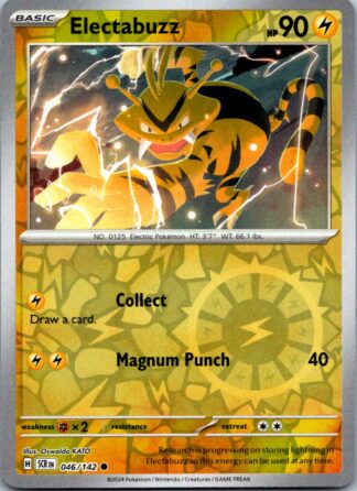 Electabuzz 46/142 Stellar Crown (Reverse Holo) (NM-Exc Condition)