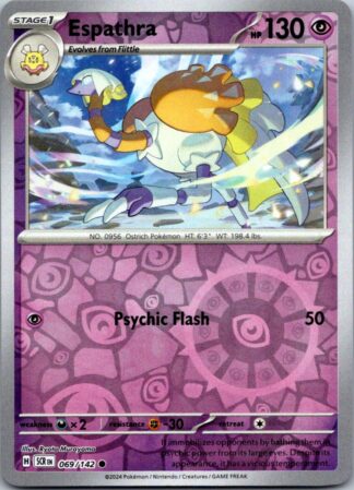 Espathra 69/142 Stellar Crown (Reverse Holo) (NM-Exc Condition)