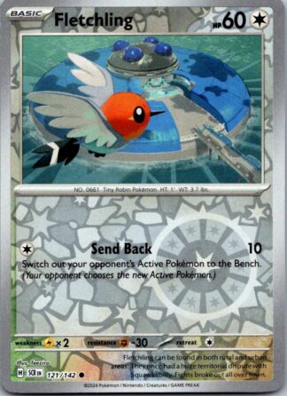 Fletchling 121/142 Stellar Crown (Reverse Holo) (NM-Exc Condition)