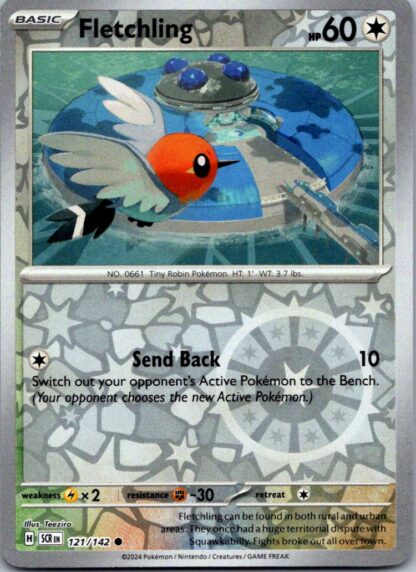 Fletchling 121/142 Stellar Crown (Reverse Holo) (NM-Exc Condition)