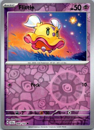 Flittle 68/142 Stellar Crown (Reverse Holo) (NM-Exc Condition)