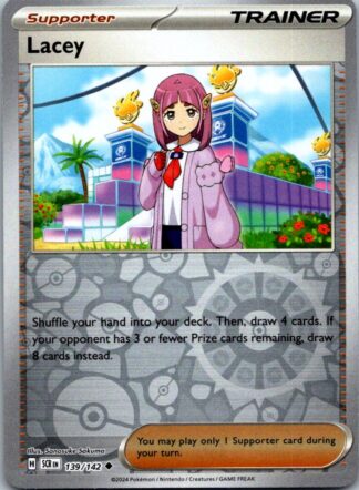 Lacey 139/142 Stellar Crown (Reverse Holo) (NM-Exc Condition)
