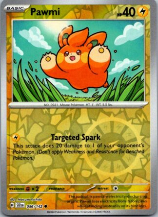 Pawmi 56/142 Stellar Crown (Reverse Holo) (NM-Exc Condition)