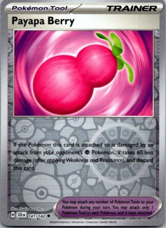 Payapa Berry 141/142 Stellar Crown (Reverse Holo) (NM-Exc Condition)