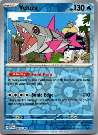 Veluza 45/142 Stellar Crown (Reverse Holo) (NM-Exc Condition)