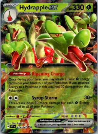 Hydrapple ex 14/142 Stellar Crown (Ultra Rare) (NM-Exc Condition)