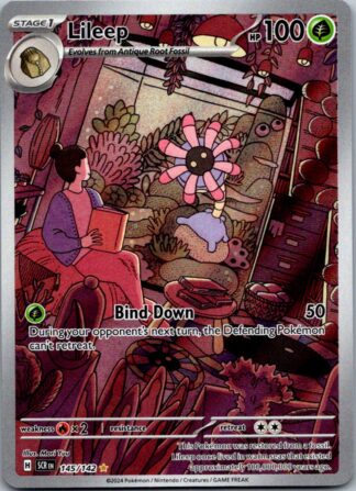 Lileep 145/142 Stellar Crown (Ultra Rare) (NM-Exc Condition)