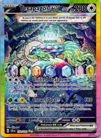 Terapagos ex 170/142 Stellar Crown (Ultra Rare) (NM-Exc Condition)