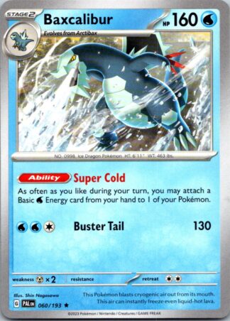 Baxcalibur 60/193 Paldea Evolved (Theme Deck Rare) (NM-Exc Condition)