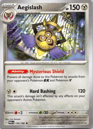 Aegislash 134/182 Paradox Rift (Theme Deck Rare) (Exc Condition)