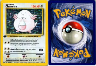 Chaneira (Chansey) - German - 17/102 1st Edition Base Set (LP Condition)