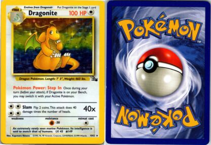 Dragonite 4/62 Fossil (Holo) (Unlimited LP Condition)