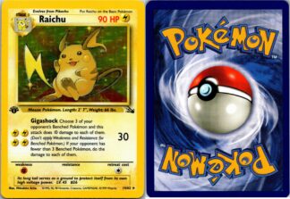 Raichu 14/62 Fossil (Holo) (1st Edition Exc Condition)