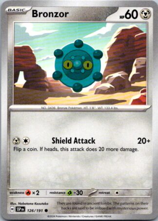 Bronzor 126/191 Surging Sparks (Common) (NM-Exc Cond)