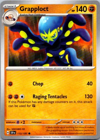 Grapploct 113/191 Surging Sparks (Common) (NM-Exc Cond)