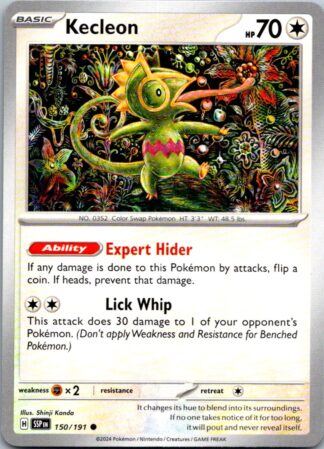 Kecleon 150/191 Surging Sparks (Common) (NM-Exc Cond)