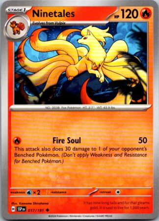 Ninetales 17/191 Surging Sparks (Uncommon) (NM-Exc Cond)