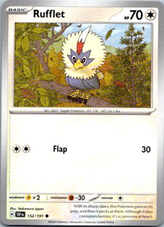 Rufflet 152/191 Surging Sparks (Common) (NM-Exc Cond)