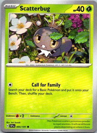 Scatterbug 5/191 Surging Sparks (Common) (NM-Exc Cond)