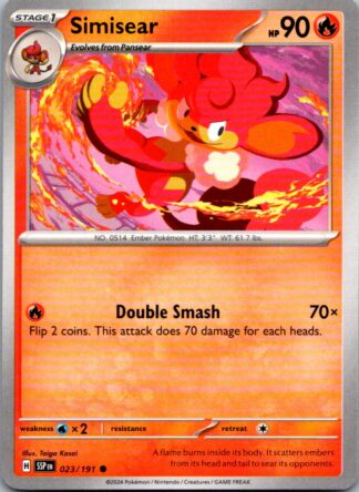 Simisear 23/191 Surging Sparks (Common) (NM-Exc Cond)