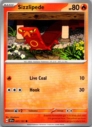 Sizzlipede 27/191 Surging Sparks (Common) (NM-Exc Cond)