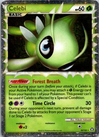 Celebi Prime 92/102 Triumphant (Ultra Rare) (P Condition)