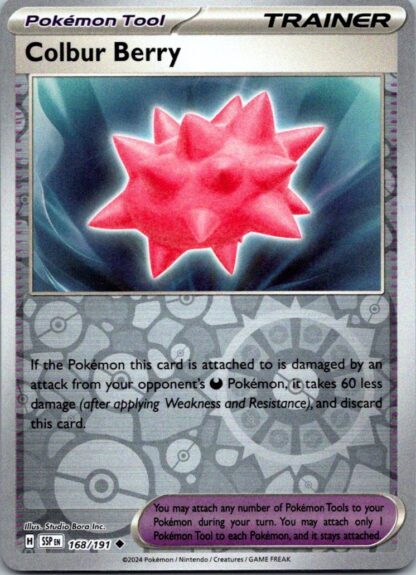 Colbur Berry 168/191 Surging Sparks (Reverse Holo) (NM-Exc Cond)