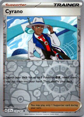 Cyrano 170/191 Surging Sparks (Reverse Holo) (NM-Exc Cond)