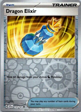 Dragon Elixir 172/191 Surging Sparks (Reverse Holo) (NM-Exc Cond)