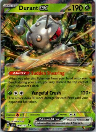 Durant ex 4/191 Surging Sparks (Ultra Rare) (NM-Exc Cond)