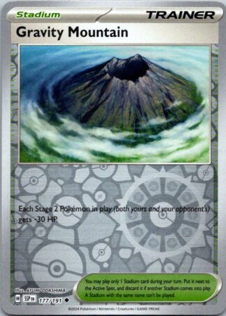 Gravity Mountain 177/191 Surging Sparks (Reverse Holo) (NM-Exc Cond)