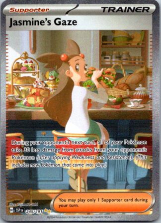 Jasmine's Gaze 245/191 Surging Sparks (Ultra Rare) (NM-Exc Cond)