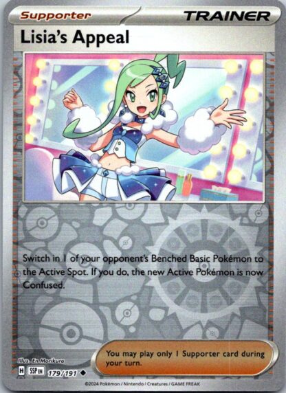 Lisia's Appeal 179/191 Surging Sparks (Reverse Holo) (NM-Exc Cond)