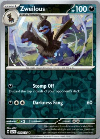 Zweilous 118/191 Surging Sparks (Reverse Holo) (NM-Exc Cond)