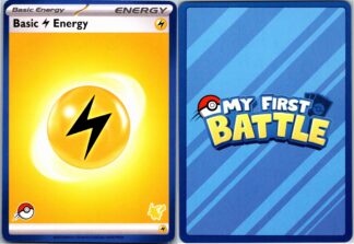Lightning Energy BLUE BORDER - My First Battle (Pikachu Deck) (Exc Condition)