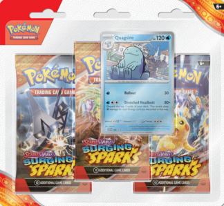 Surging Sparks 3 Booster Pack Blister - Quagsire